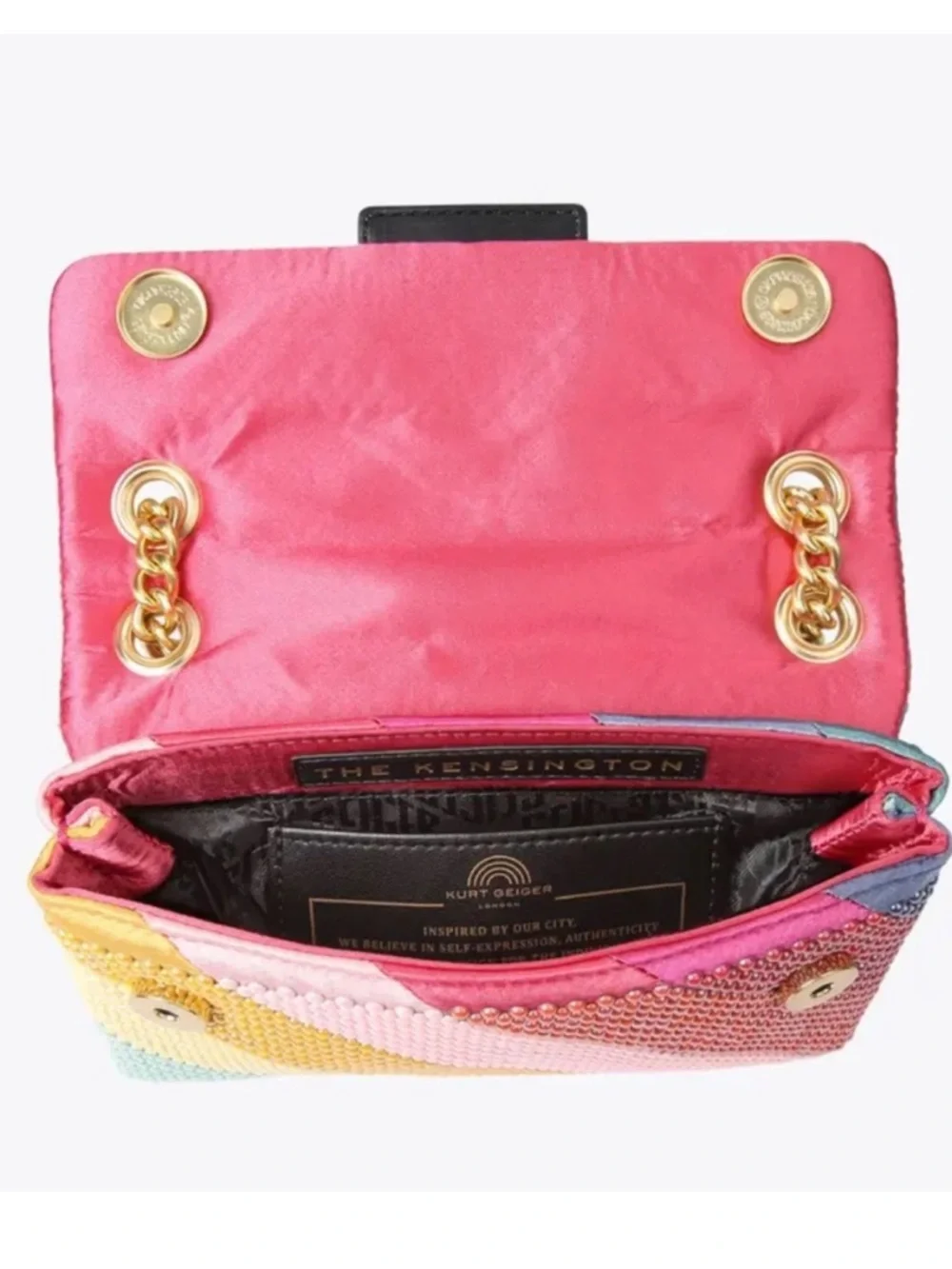 NEW Kurt Geiger Mini Pearl Kensington Bag ORIG$195 - Picture 4 of 8